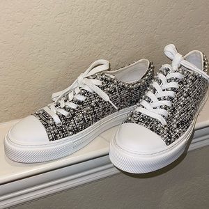 Stuart Weitzman EMBELLISHED Tennis Shoes